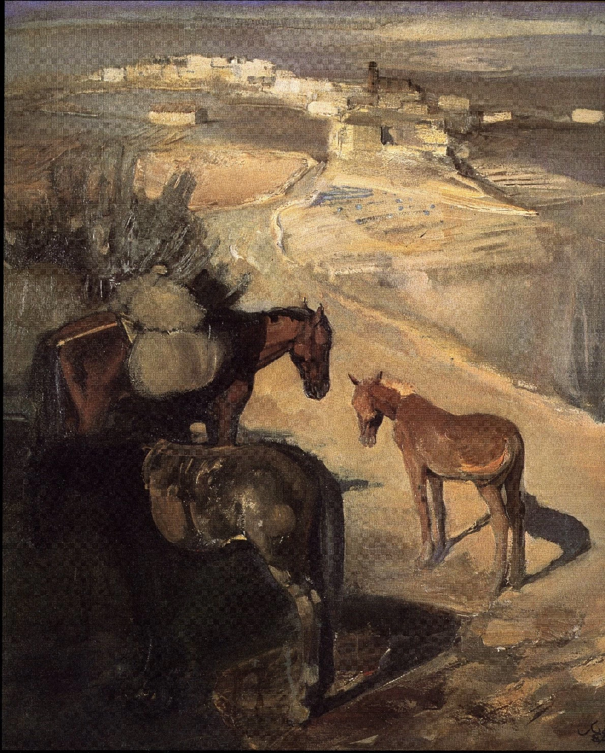 Paesaggio con animali - Collezione della Provincia di Sassari